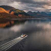 Buy canvas prints of Heading to the Fish Farm by Dave Bowman