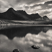 Buy canvas prints of Lochan Hakel and Ben Loyal by Dave Bowman