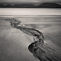 Buy canvas prints of Luskentyre Sand Tracks by Dave Bowman