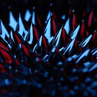 Buy canvas prints of Ferrofluid Spikes by Dave Bowman