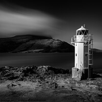 Buy canvas prints of Rhue Lighthouse by Dave Bowman