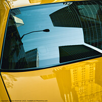 Buy canvas prints of Yellow Cab, Big Apple by Dave Bowman