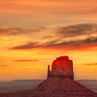 Buy canvas prints of Red Tip Sunset by Dave Bowman