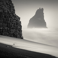 Buy canvas prints of Vik Sea Stack by Dave Bowman