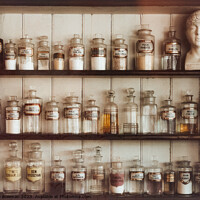 Buy canvas prints of Old Apothecary by Dave Bowman