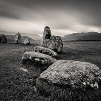 Buy canvas prints of Castlerigg Stone Circle II by Dave Bowman