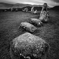 Buy canvas prints of Castlerigg Stone Circle I by Dave Bowman