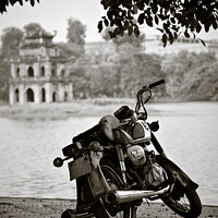 Buy canvas prints of Old Honda in Hanoi by Dave Bowman