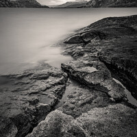 Buy canvas prints of On the Banks of Loch Maree by Dave Bowman