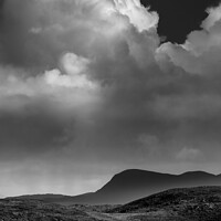 Buy canvas prints of Clouds over Clashnessie by Dave Bowman