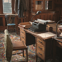 Buy canvas prints of Bletchley Park Office by Dave Bowman