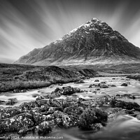 Buy canvas prints of Buachaille Etive Mor III by Dave Bowman