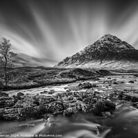 Buy canvas prints of Buachaille Etive Mor II by Dave Bowman