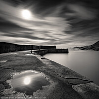 Buy canvas prints of Collieston Breakwater by Dave Bowman