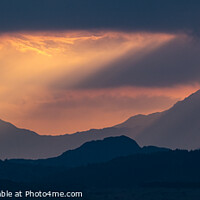 Buy canvas prints of Snowdonia Sunset by Dave Bowman