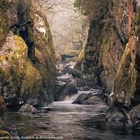 Buy canvas prints of Fairy Glen by Dave Bowman