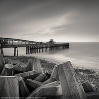 Buy canvas prints of Raynes Jetty by Dave Bowman