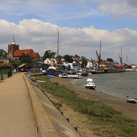 Buy canvas prints of  View of Maldon and Saint Mary The Virgin  by Peter Hart
