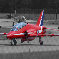 Buy canvas prints of  Reds at Marham by Peter Hart