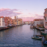 Winter Sunset Venice Architecture