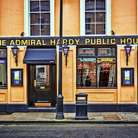 Buy canvas prints of The Admiral Hardy Public House in London Greenwich by John Ly