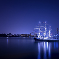 Buy canvas prints of Tall Ships at Royal Woolwich Arsenal 2014 by John Ly