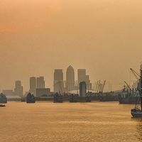 Buy canvas prints of Tall Ships Festival at Royal Woolwich Arsenal 2014 by John Ly