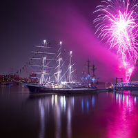 Buy canvas prints of Tall Ships Festival 2014 at Royal Woolwich Arsenal by John Ly