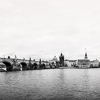 Buy canvas prints of Charles Bridge in Prague, Czech Republic by John Ly