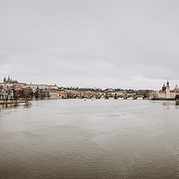 Buy canvas prints of Vltava River in Prague, Czech Republic by John Ly