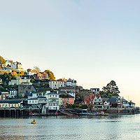 Buy canvas prints of Ferry Port in Dartmouth, Devon by John Ly