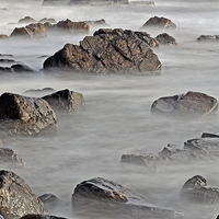 Buy canvas prints of North Sea Rocks by Eric Watson
