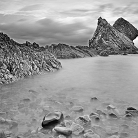Buy canvas prints of Bow Fiddle Rock by Eric Watson
