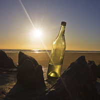 Buy canvas prints of Sunrise Bottle by Eric Watson