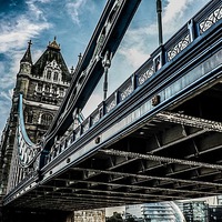Buy canvas prints of  Tower Bridge by Graham Beerling