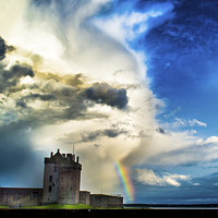 Buy canvas prints of Stormy Castle by Chris Murphy