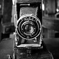 Buy canvas prints of Vintage Kodak Camera by Helen Cooke