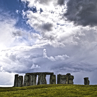 Buy canvas prints of Stonehenge in spring by Andy Davis