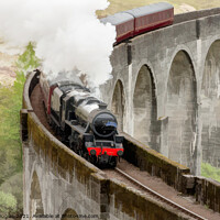 Buy canvas prints of Steam at Glenfinnan by Keith Douglas