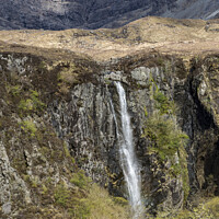 Buy canvas prints of Eas Mor Waterfall, Isle of Skye  by Keith Douglas
