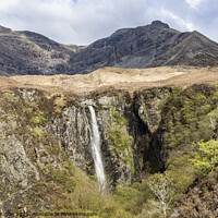 Buy canvas prints of Eas Mor Waterfall, Isle of Skye, Scotland  by Keith Douglas