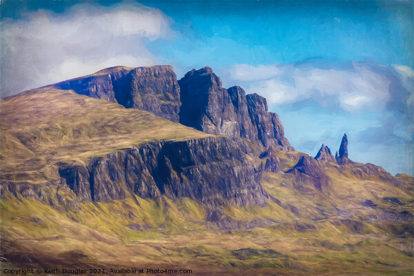The Storr and Old Man, Isle of Skye Picture Board by Keith Douglas