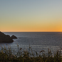 Buy canvas prints of A Cornish Sunset by Keith Douglas