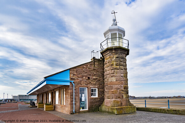 Morecambe Lighthouse, Lancashire Picture Board by Keith Douglas