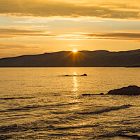 Buy canvas prints of Sunset over South Arran by Keith Douglas