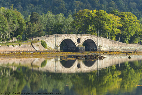 Inveraray Bridge, Scotland Picture Board by Keith Douglas