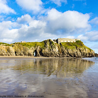 Buy canvas prints of St Catherine's Island, Tenby, South West Wales by Keith Douglas