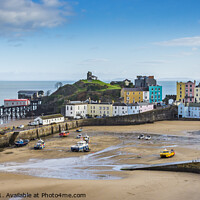 Buy canvas prints of Tenby Harbour by Keith Douglas