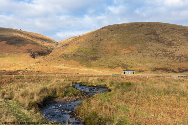 Bleadale Water and Langden Castle in the Forest of Bowland Picture Board by Keith Douglas