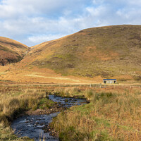 Buy canvas prints of Bleadale Water and Langden Castle in the Forest of Bowland by Keith Douglas